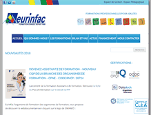 Tablet Screenshot of eurinfac.com